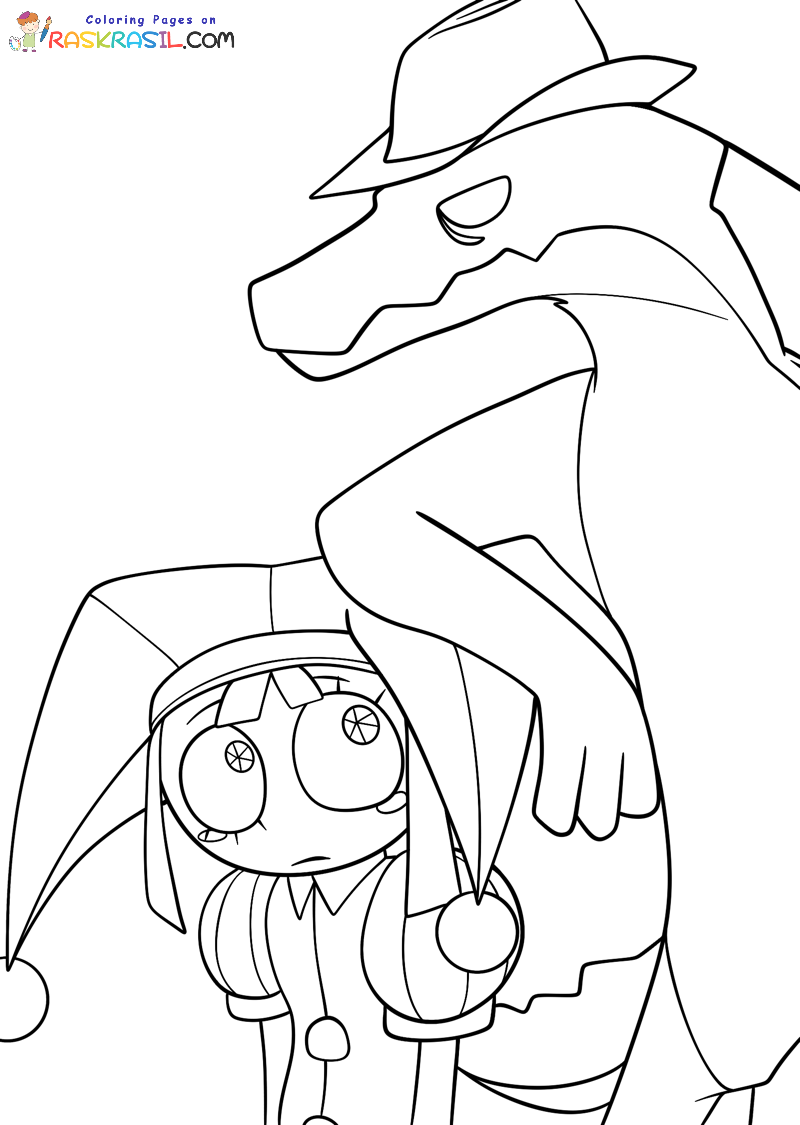 Raskrasil.com-Digital-Circus-The-Last-Act-Coloring-Page-Pomni-and-Gummigoo