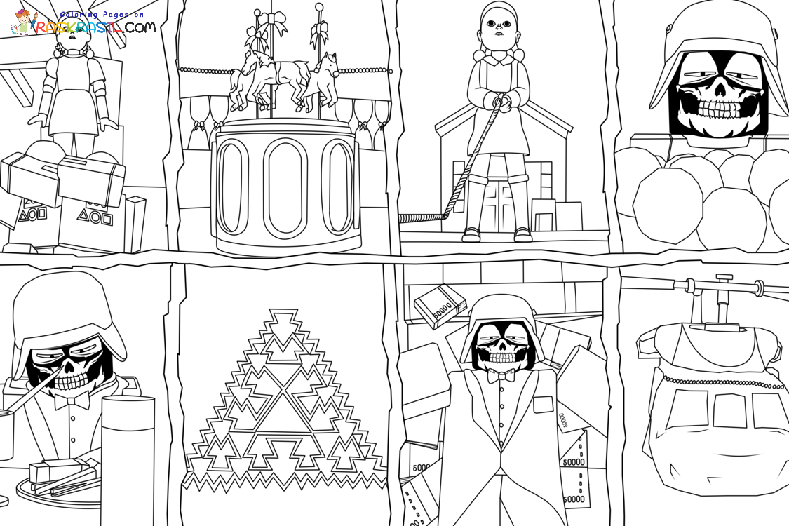Raskrasil.com-Ink-Game-Play-Roblox-Coloring-Pages-1