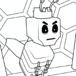 Raskrasil.com-Super-Bear-Adventure-Coloring-Pages-Bee-King