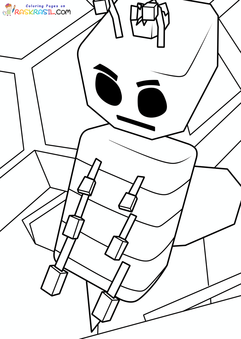 Raskrasil.com-Super-Bear-Adventure-Coloring-Pages-Bee-King-2