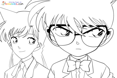 Detective Conan Coloring Pages | Free Printables