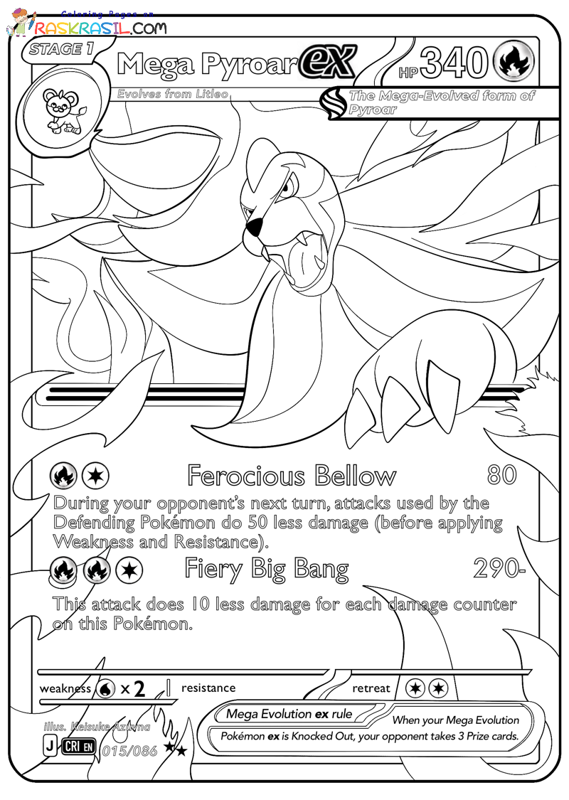 Raskrasil.com-Pokemon-Card-Coloring-Pages-Stage-1-Mega-Pyroar-EX