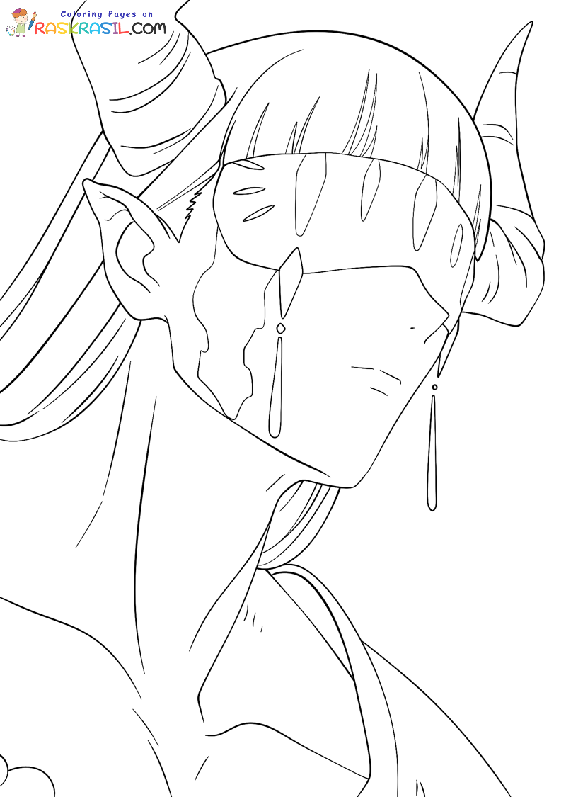 Raskrasil.com-Frieren-Beyond-Journeys-End-Coloring-Pages-Aura-the-Guillotine