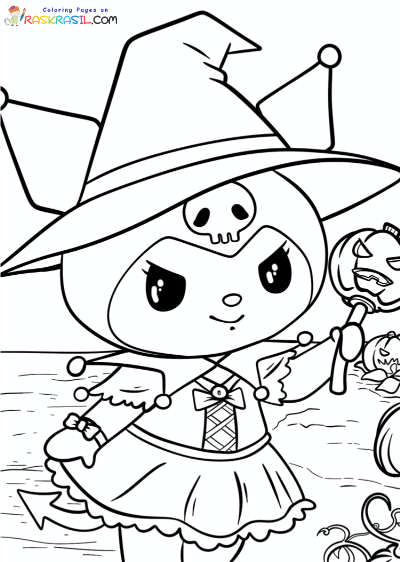 Raskrasil.com-Kuromi-Halloween-Coloring-Pages-4