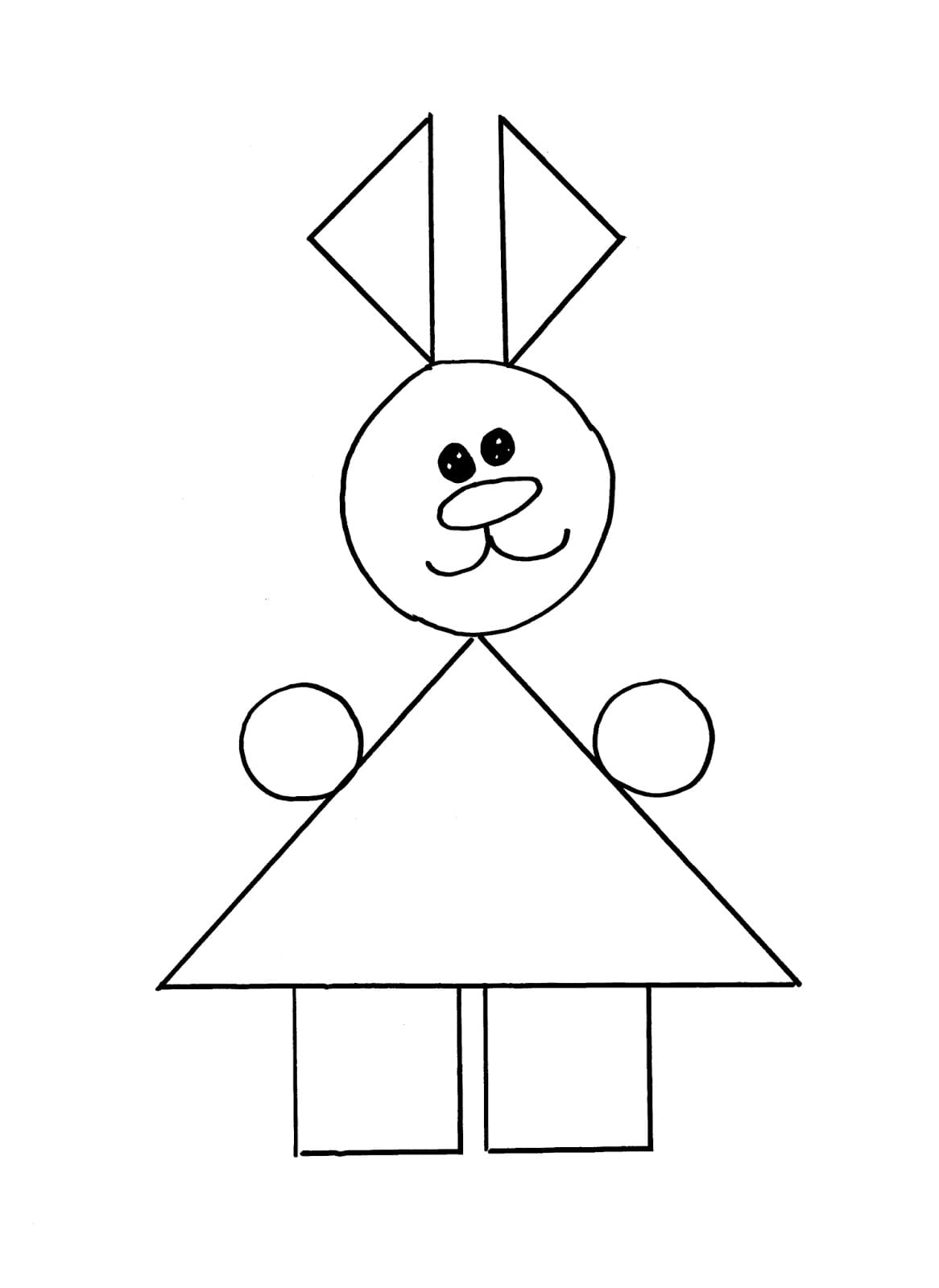 Coloring pages Geometric Shapes. Print for free for children