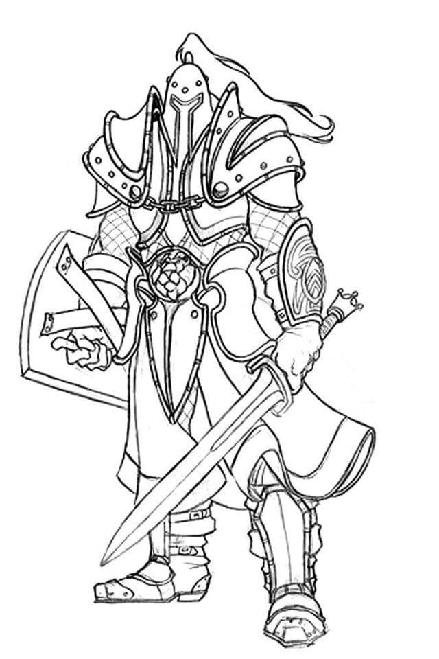 Dota 2 Coloring Pages. Print Dota 2 heroes for free