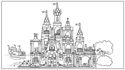 Castle Coloring Pages | 65 images Free Printable