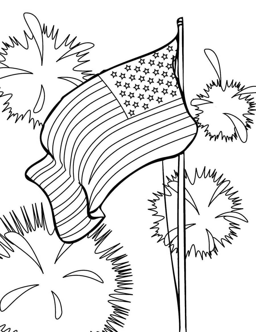 American Flag Coloring Pages. You can print on the site ...