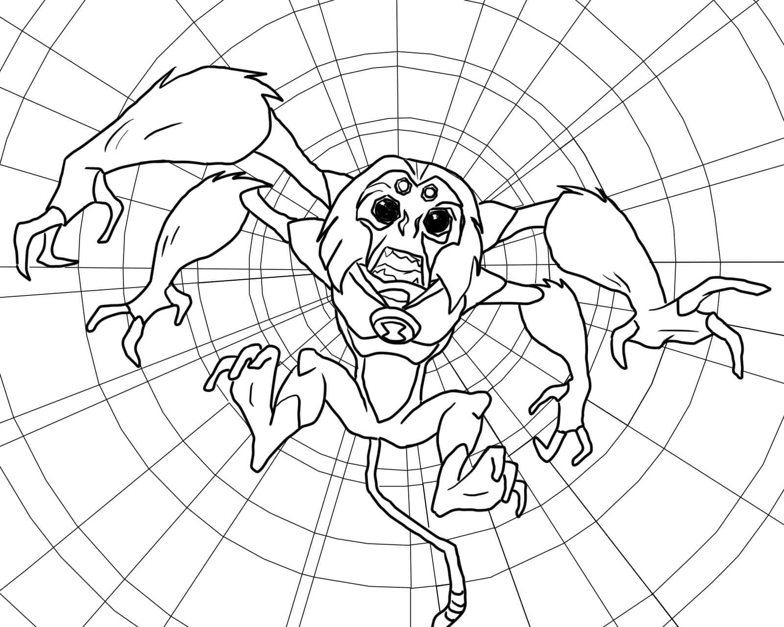 Ben 10 Coloring Pages 130 Pictures Free Printable.