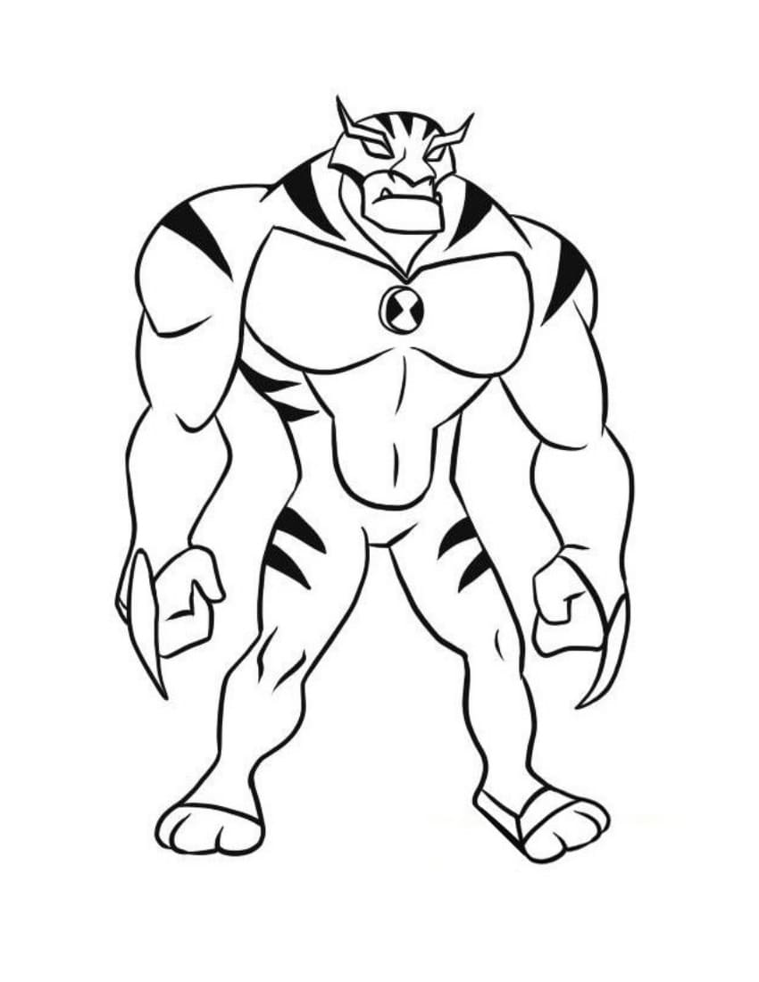 Ben 10 Coloring Pages | 130 Pictures Free Printable