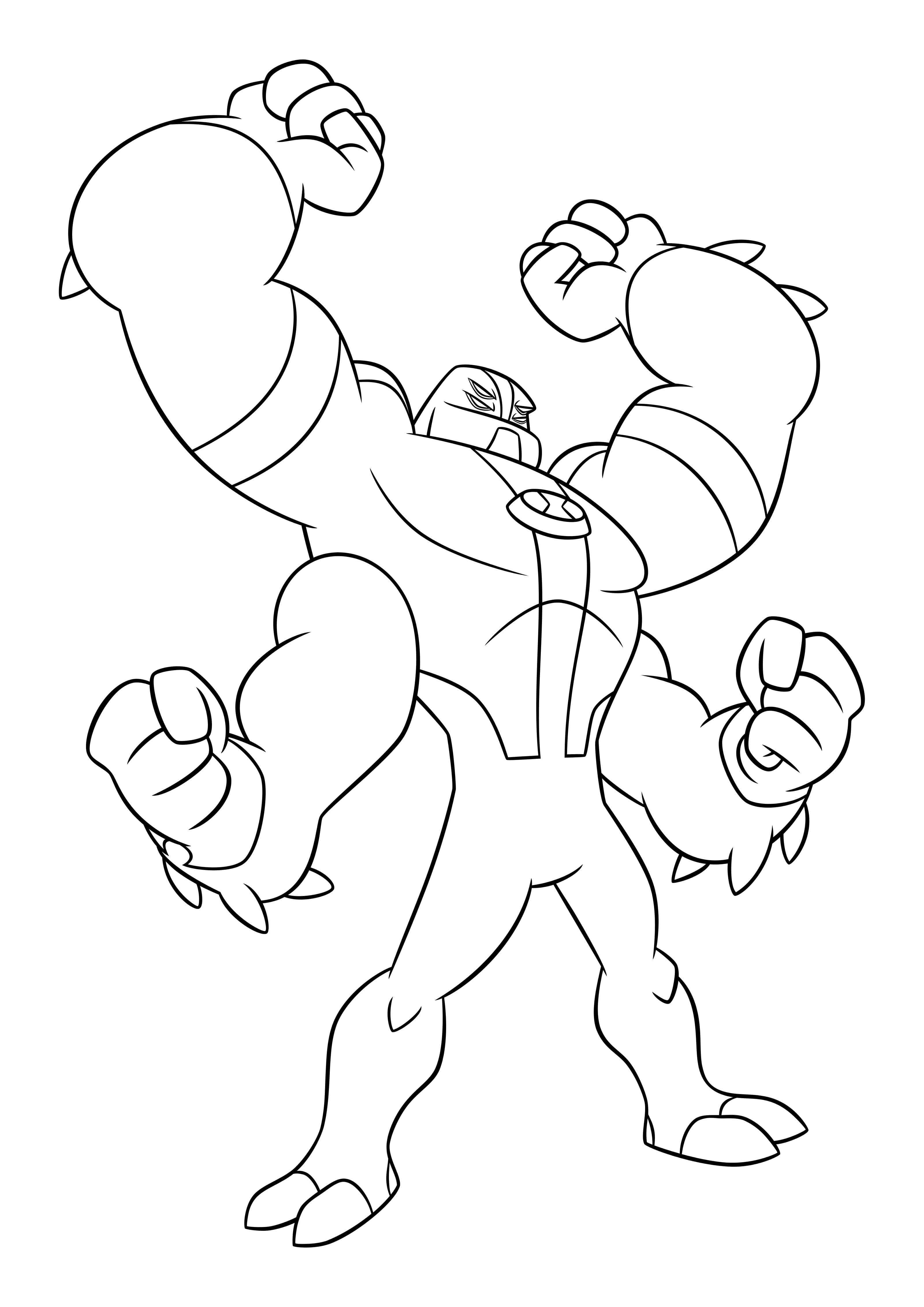 ben 10 overflow coloring pages