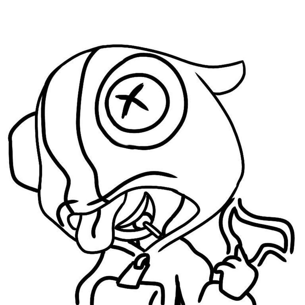 Coloriage Leon Imprimer De H ros Brawl Stars Gratuitement