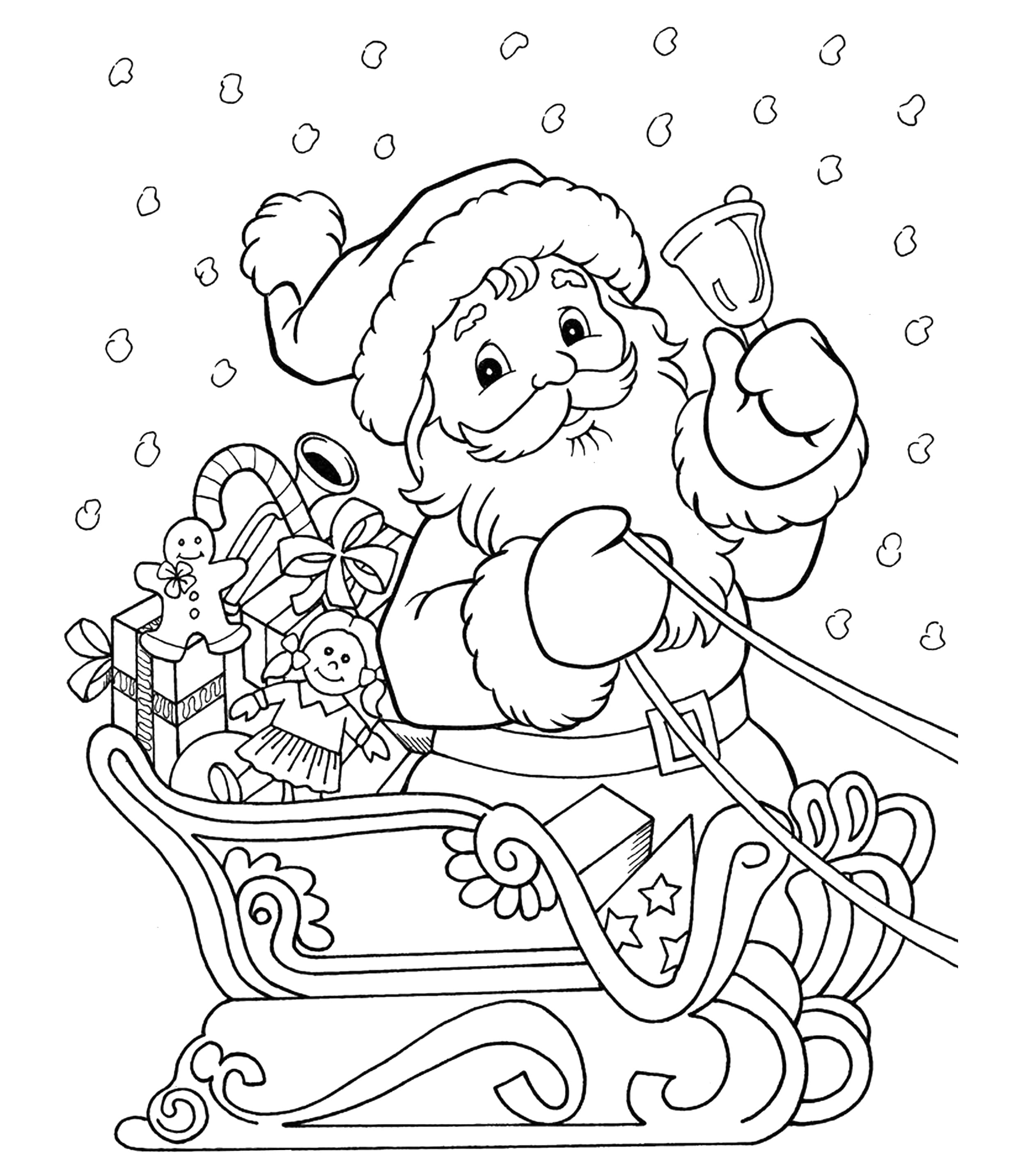 Desenhos de Natal para Colorir e Imprimir