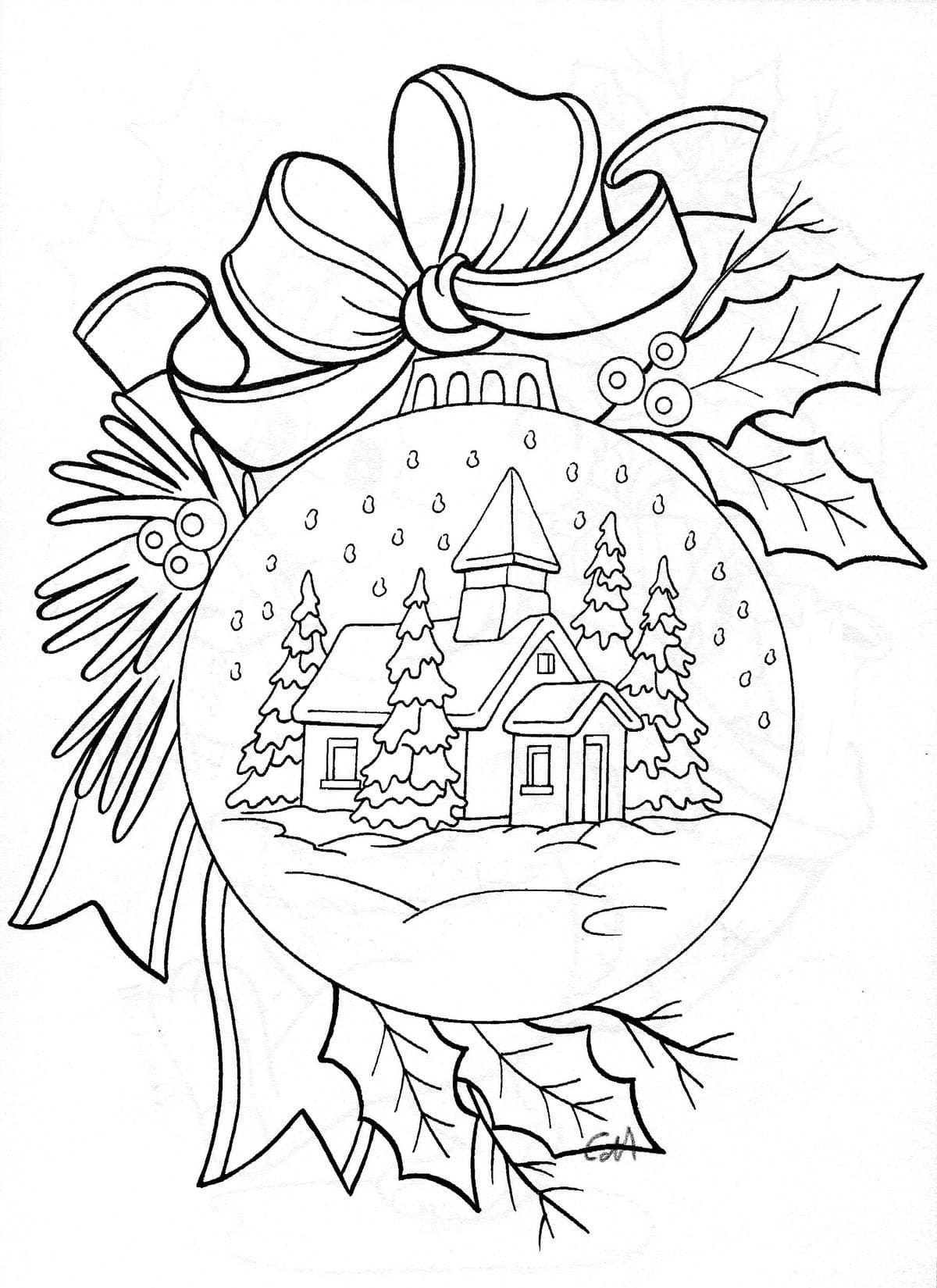 Christmas Coloring Pages | 170 Pictures Free Printable