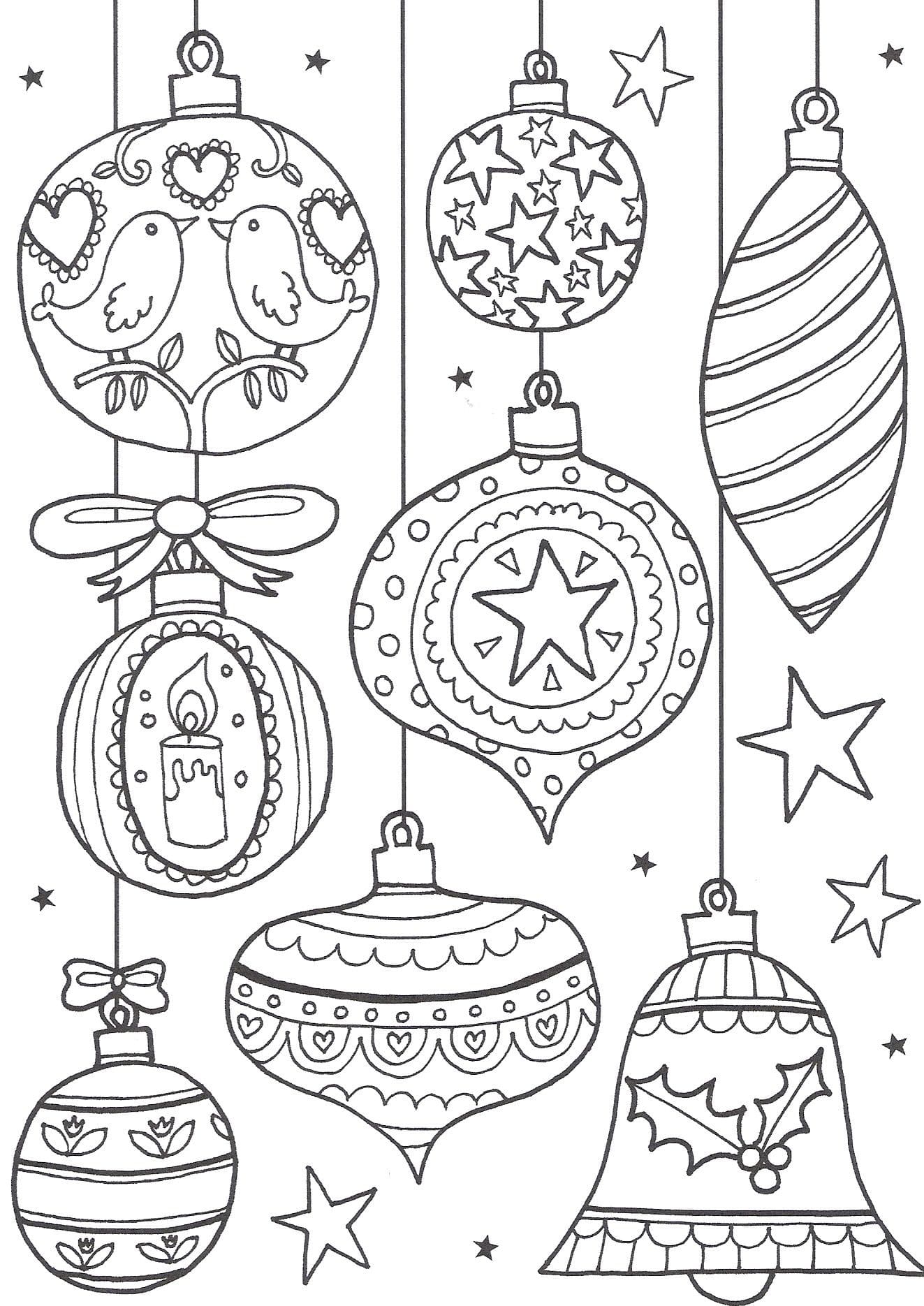 Christmas Coloring Pages 160 New Images Free Printable