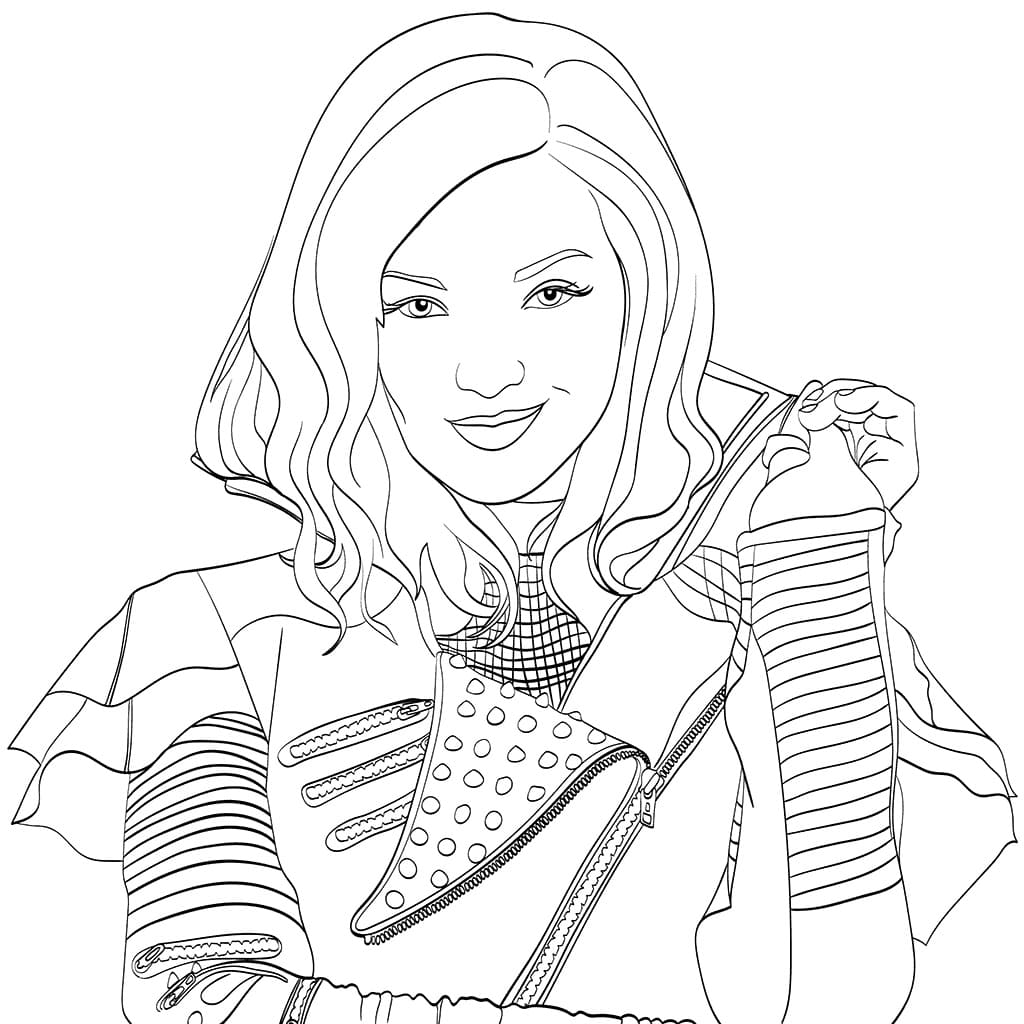 Descendants Coloring Pages | 40 Pictures Free Printable