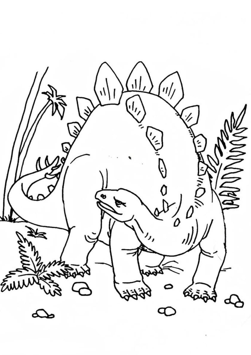 Disegni di Dinosauri da colorare - Grande collezione, stampa gratuita