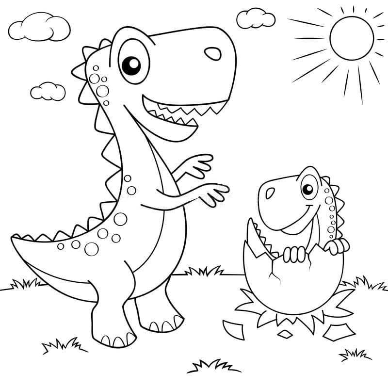 Dibujos de Dinosaurios para Colorear