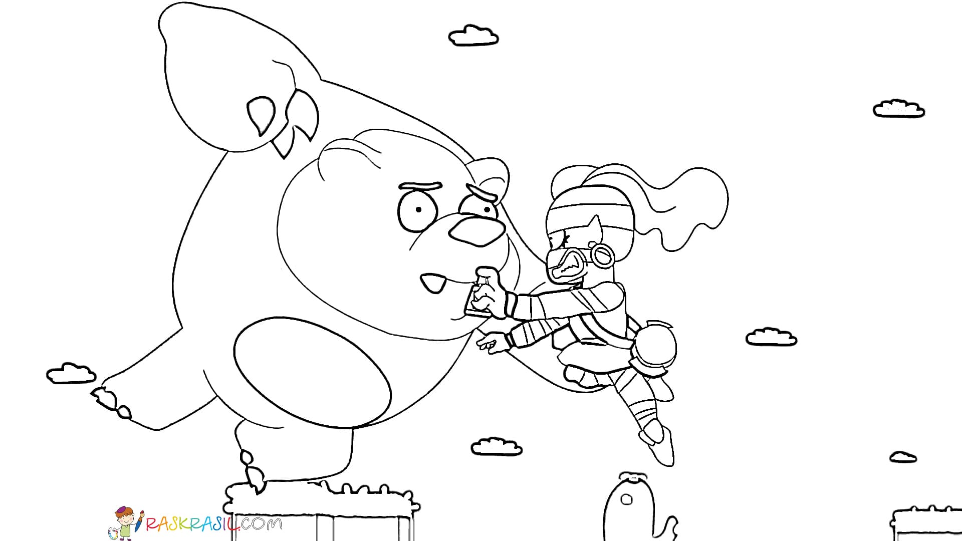 Coloring Pages Emz. Print out your Brawl Stars character online