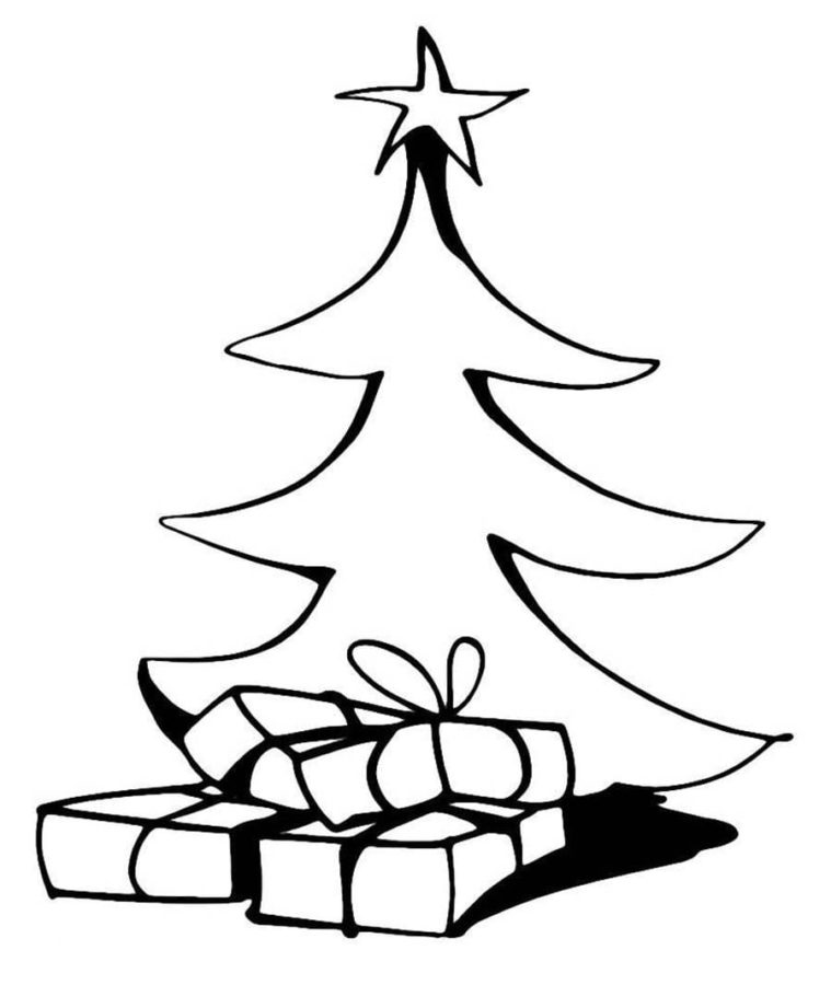 Ausmalbilder Weihnachtsbäume | Malvorlagen zum Ausdrucken