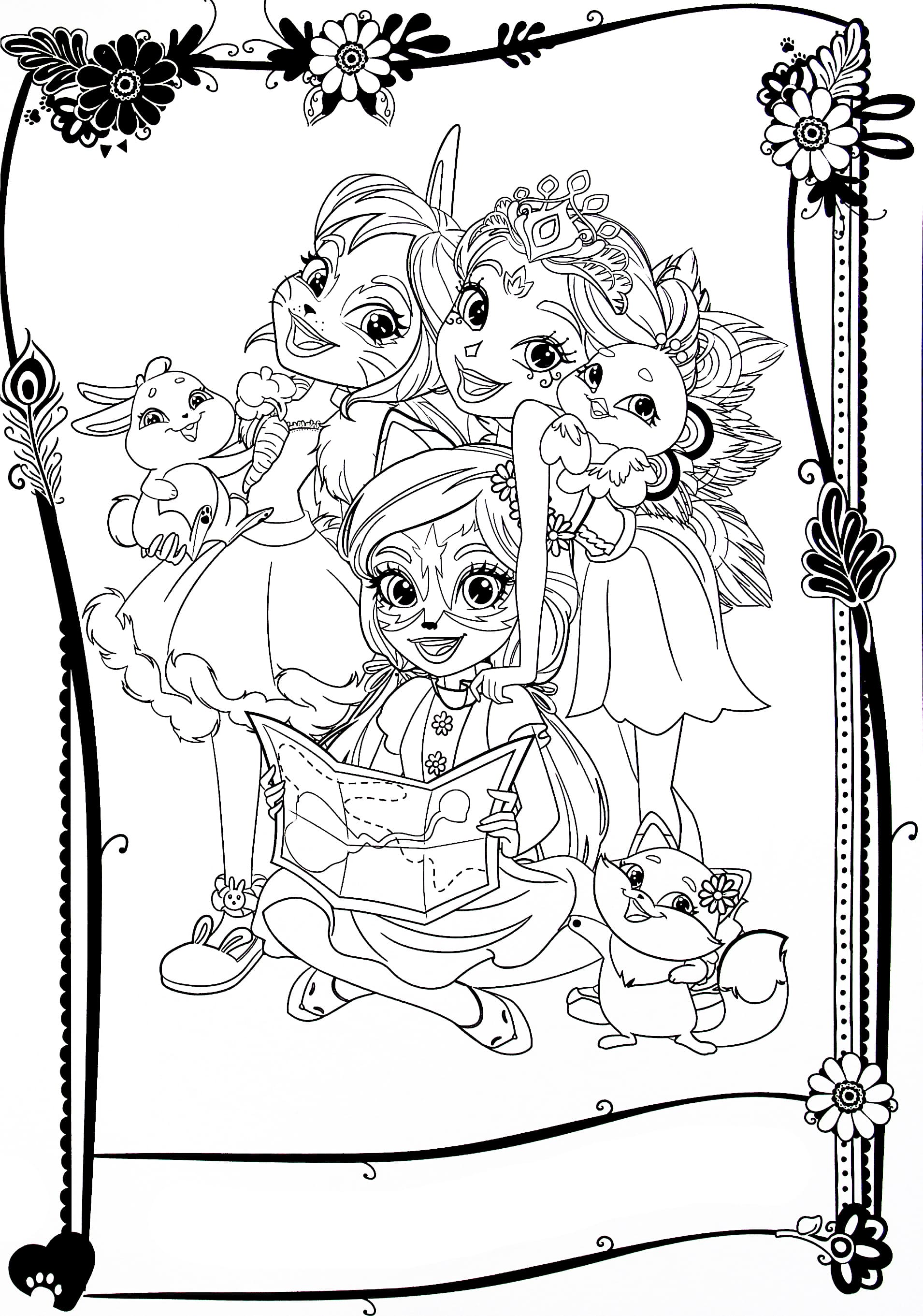 Enchantimals Coloring Pages | 50 Pictures Free Printable