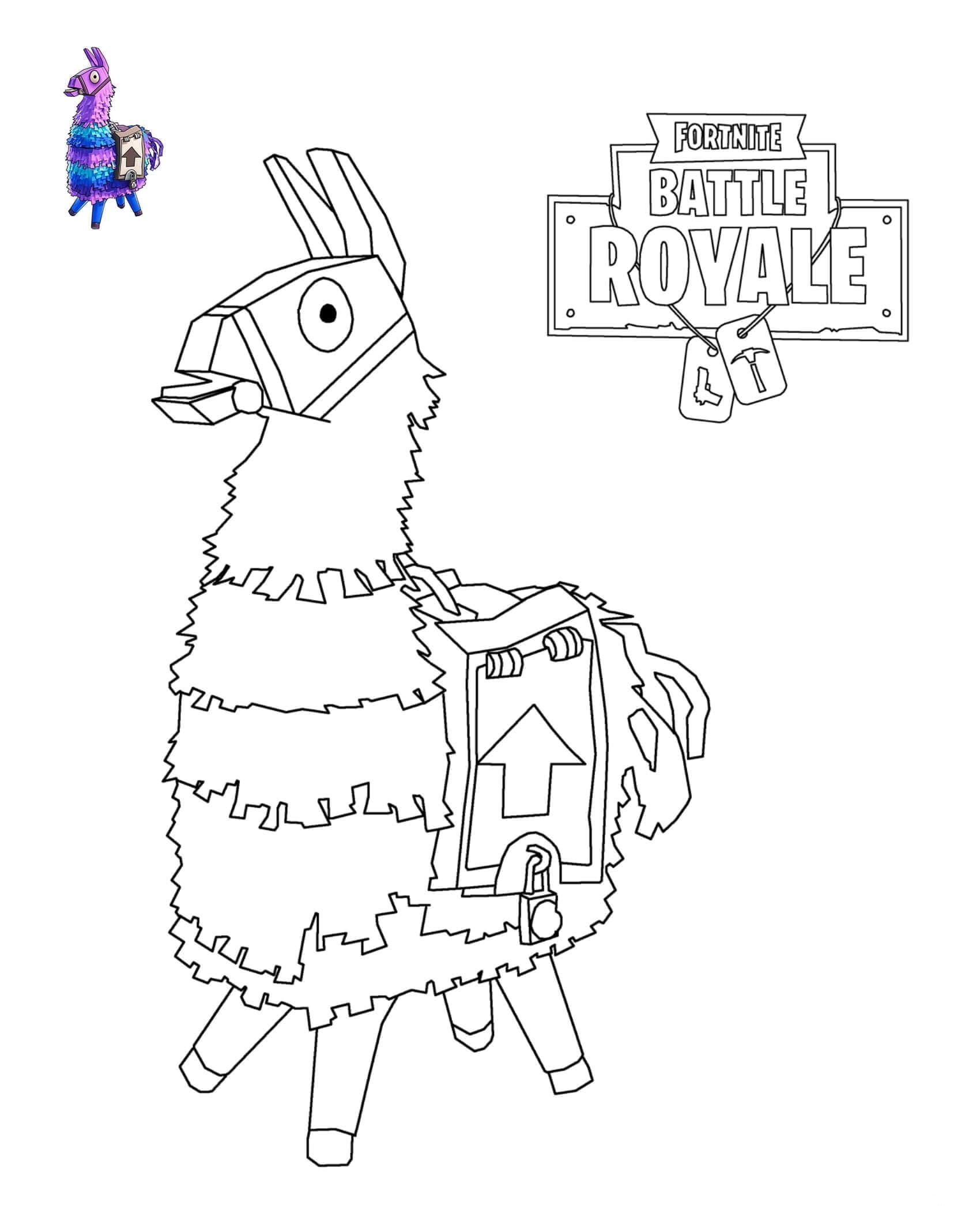 Fortnite coloring pages. Print heroes from the game for free