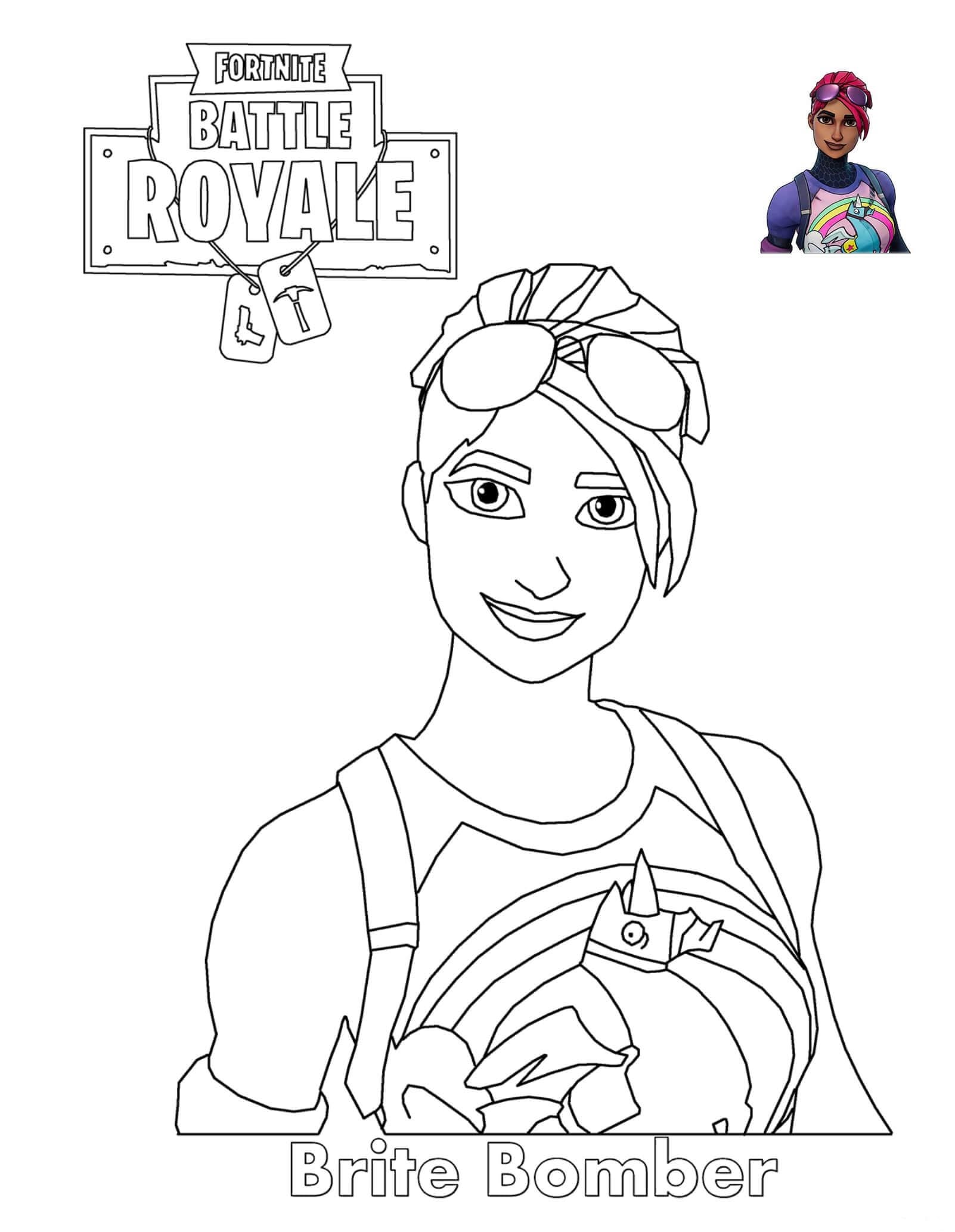 Coloriage Fortnite - 70 pages à colorier à imprimer gratuits