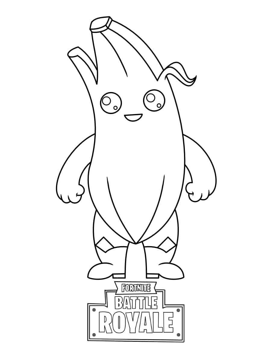 Fortnite coloring pages. Print heroes from the game for free