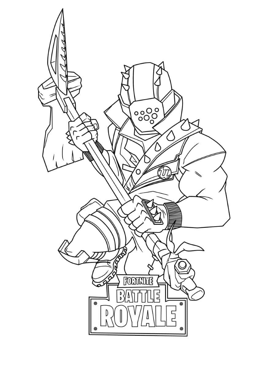 Fortnite Coloring Pages Print Heroes From The Game For Free