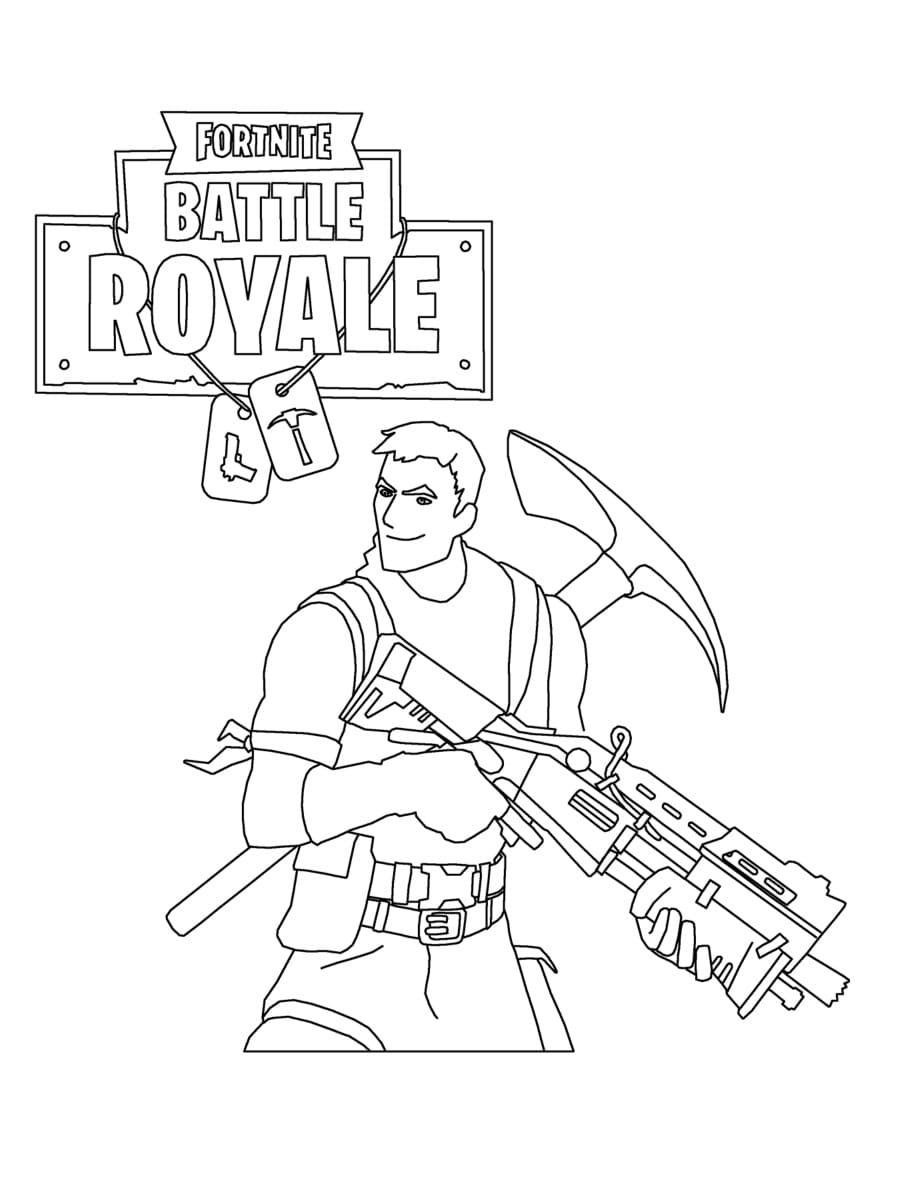 Dibujos de Fortnite para Colorear - 70 imágenes para imprimir gratis