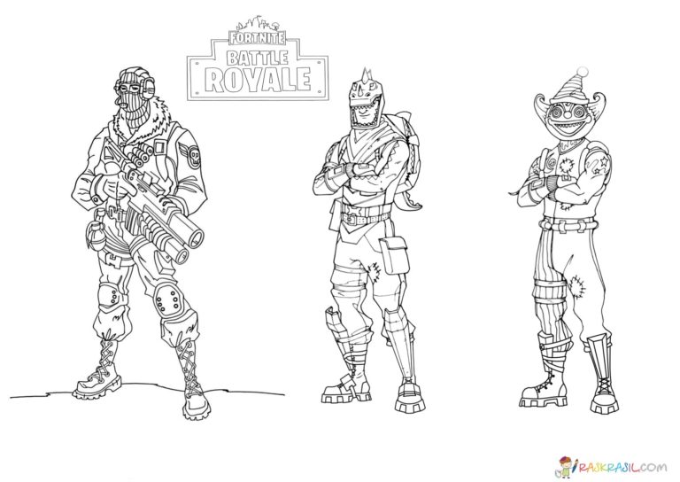 Fortnite Coloring Pages. Print Heroes from the Game for free
