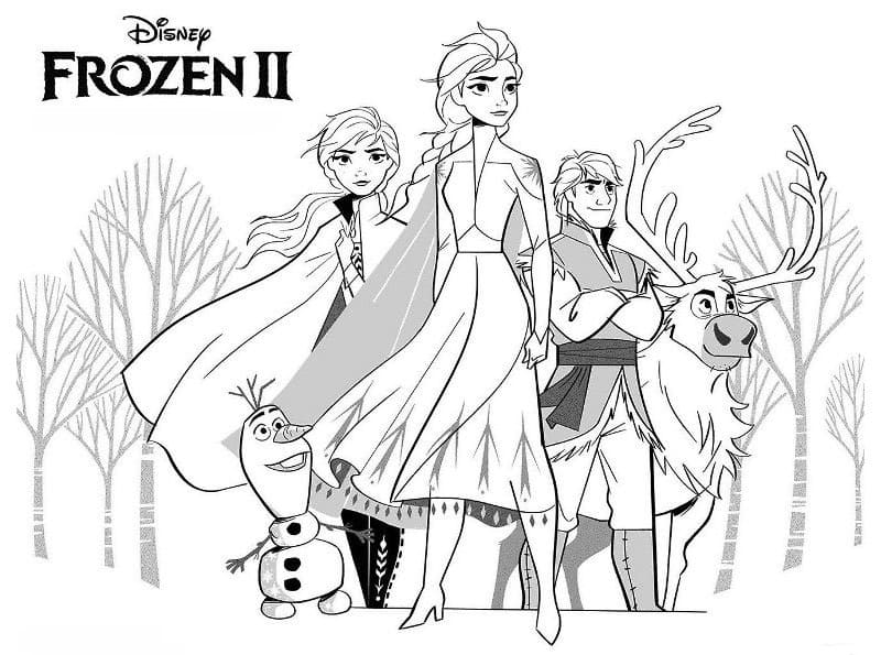 Frozen 2 Coloring Pages