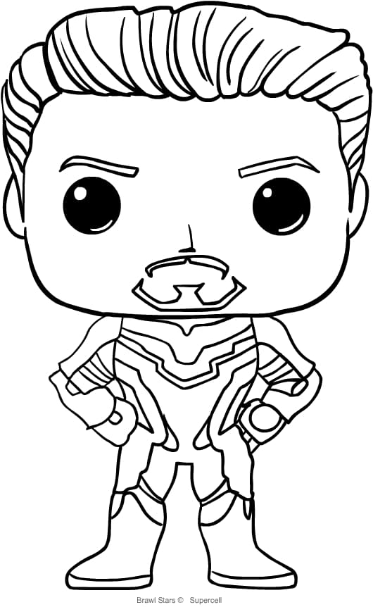 Coloring Pages Funko POP. Print Popular Character Figures