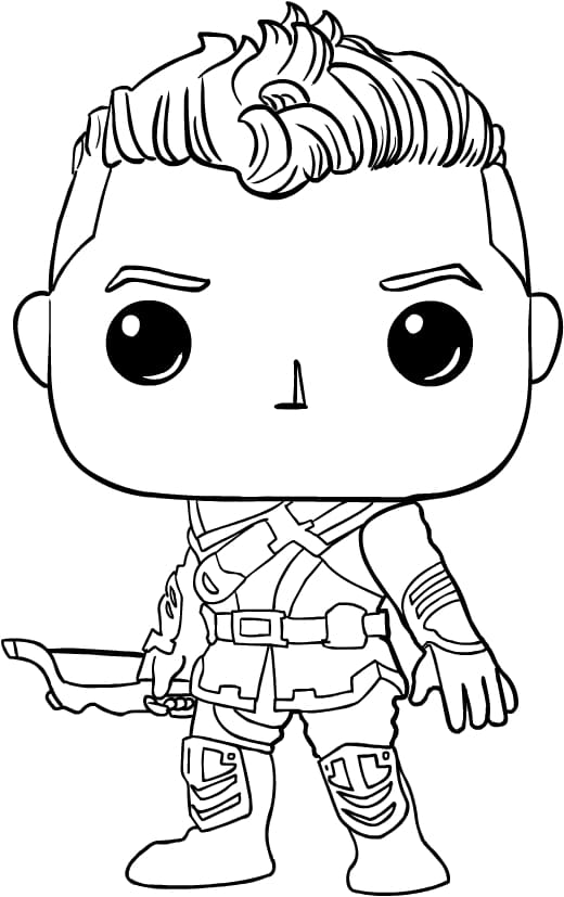 Coloriage Funko Pop à imprimer