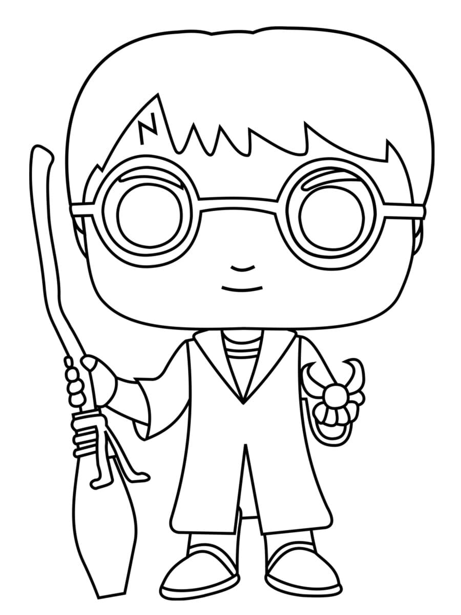 Coloring Pages Funko POP. Print Popular Character Figures