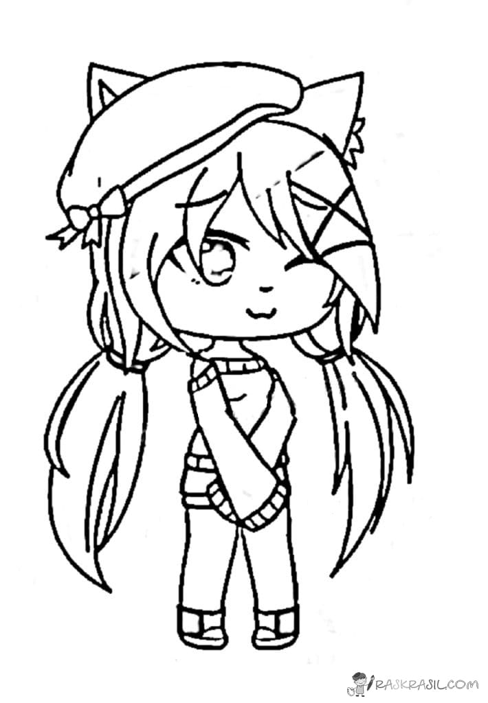 Gacha Life Coloring Pages