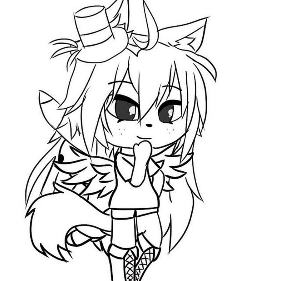 Anime Gacha Life Coloring Pages - coloring pictures coloring animals