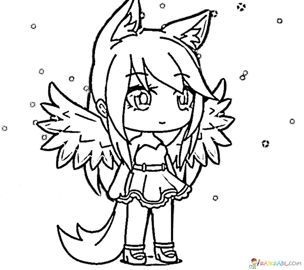 Gacha Life Coloring Pages