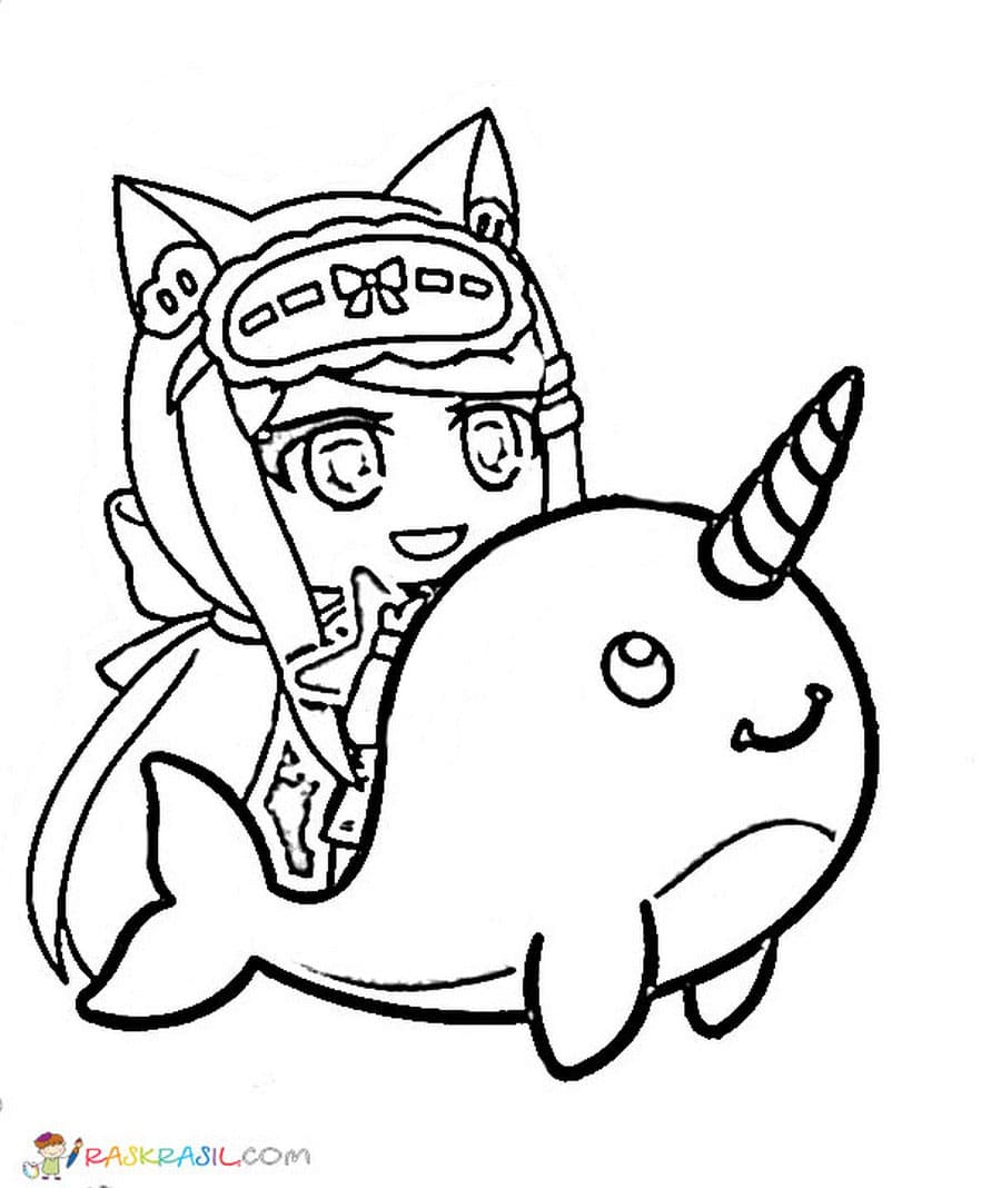 Gacha Life Coloring Pages