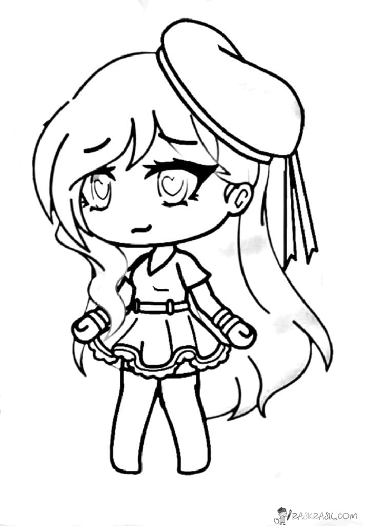 Gacha Life Coloring Pages