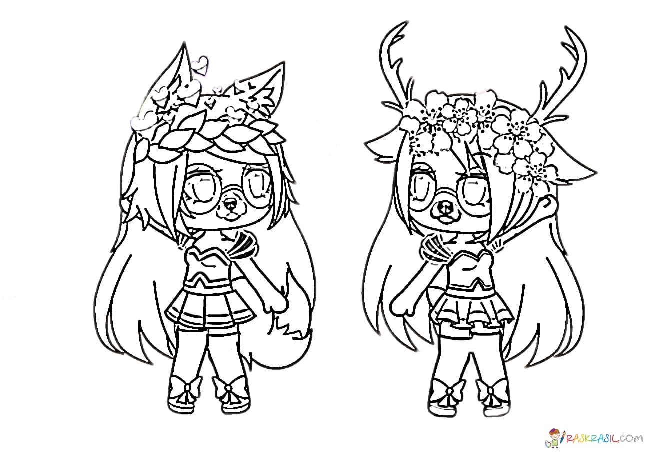 Gacha Life Coloring Pages