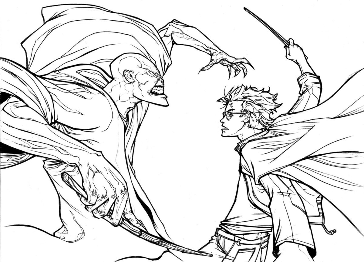 Coloriage Harry Potter à imprimer sur Raskrasil.com