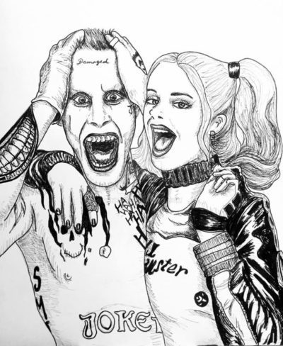 Harley Quinn Coloring Pages
