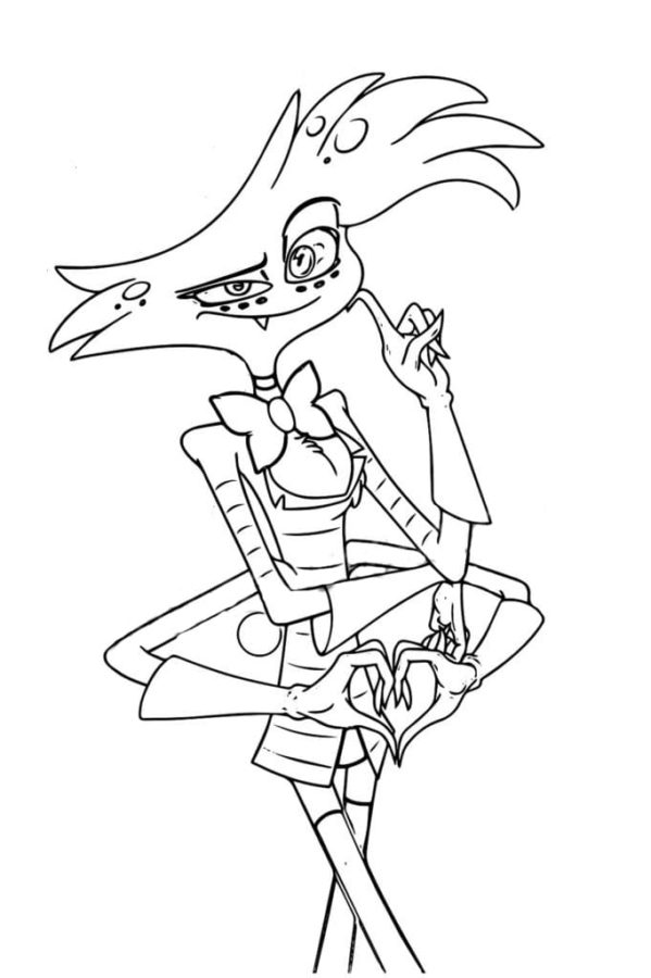 Coloring Pages Hazbin Hotel. Download or Print for Free
