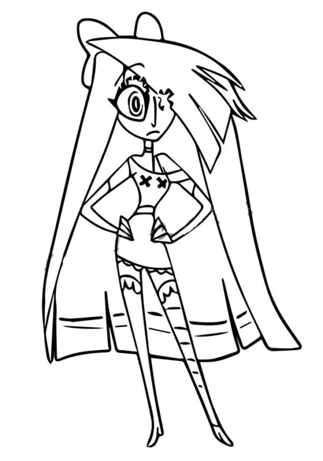 Free Hazbin Hotel Coloring Pages