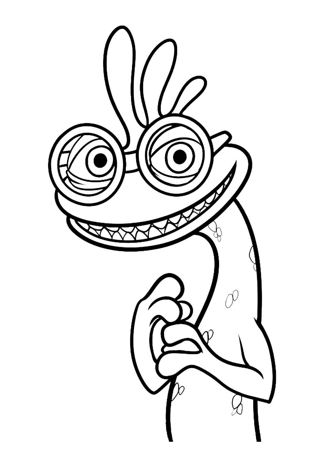 Coloring Pages From Monster Inc Coloring Pages