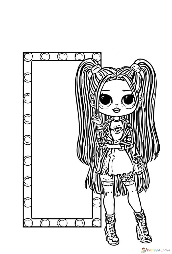 lol omg coloring pages free printable new popular dolls
