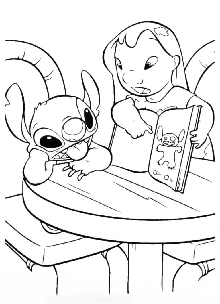 Desenhos do Lilo e Stitch para colorir - 65 imagens para impressão gratuita