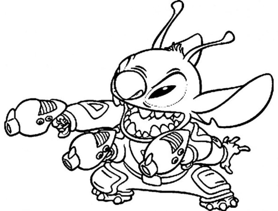 Coloriages Lilo et Stitch. 65 images à imprimer gratuitement