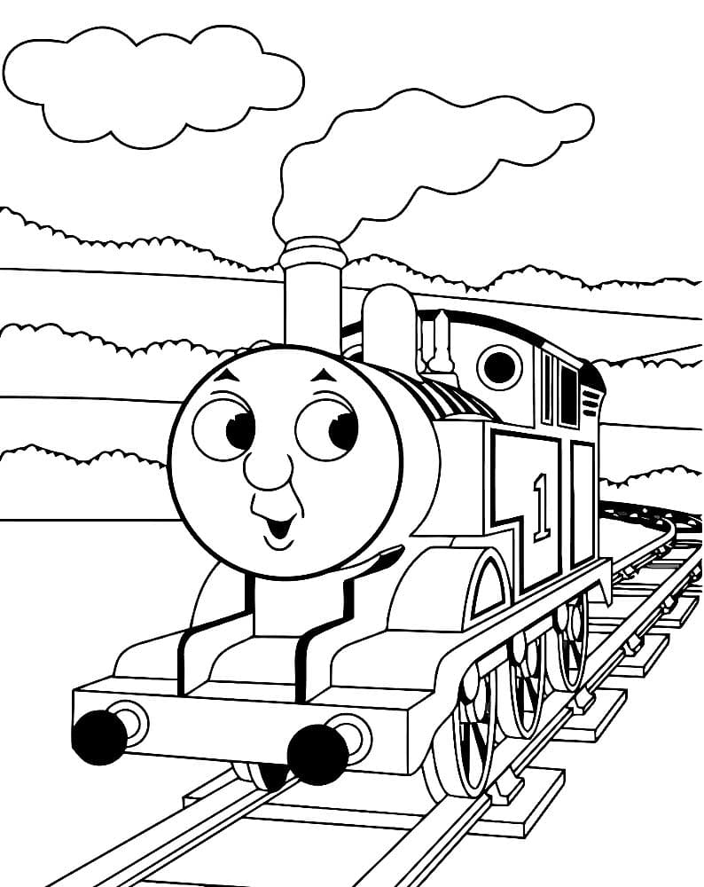 Desenhos do Thomas e seus amigos para colorir - 75 imagens grátis